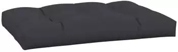 vidaXL Palettenkissen Schwarz 120x80x12cm Stoff (360520)