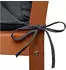 Beautissu Flair DC Deckchairauflage 200x50x8cm Graphitgrau 2tlg