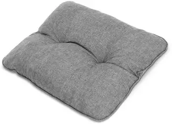Beautissu Beauflair Loungekissen Outdoor R&uuml;cken 50x40x12cm Hellgrau