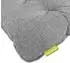 Beautissu Beauflair Loungekissen Outdoor Rücken 50x40x12cm Hellgrau