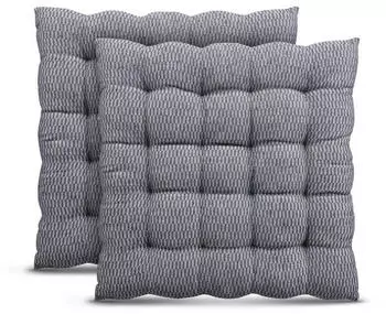 Bestlivings Stuhlkissen Lissabon 40x40cm Hellgrau 2er Pack