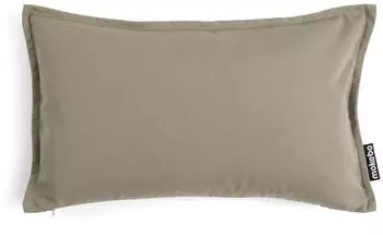 mokebo Outdoor Kissen Das Ruhepolster 2er-Set 50x30cm Taupe