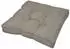 Beautissu Flair Loungekissen Outdoor Sitz 50x50x10cm Hellgrau