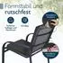 Beautissu QD-NL Niederlehner 105x48x5,5cm Anthrazit