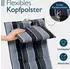 Beautissu Sun-HL Hochlehner 119x50x8cm Anthrazit-Gestreift