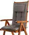 Beautissu Sun-HL Hochlehner 119x50x8cm Taupe