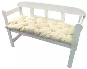 NYVI Bankauflage für Gartenbänke 140x45cm Ecru