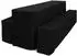 Beautissu 3tlg Biertischhussen Set für Bierzeltgarnitur 220x70cm Schwarz