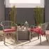 Beautissu 6er Set Loft SK Stuhlkissen 45x40x5cm Rot