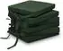 Beautissu 6er Set Loft SK Stuhlkissen 45x40x5cm Dunkelgrün