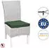 Beautissu 6er Set Loft SK Stuhlkissen 45x40x5cm Dunkelgrün