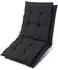 Beautissu Niedriglehner Auflage 2er Set 100x50x8cm Anthrazit (Sun-NL)