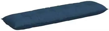 vidaXL R&uuml;ckenkissen Stoff Blau 180x19x50cm