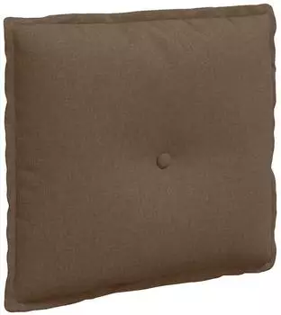 vidaXL R&uuml;ckenkissen braun, Stoff, 50x19x45cm (42014619)