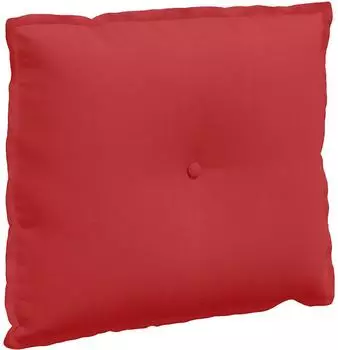 vidaXL R&uuml;ckenkissen Rot 60x19x50cm Stoff