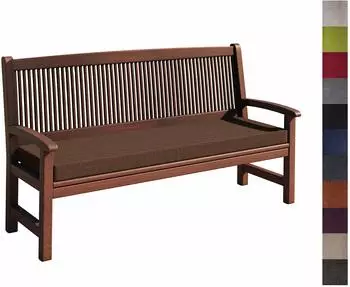 sunnypillow Bankauflage Outdoor 140x50x5cm Braun (2044)