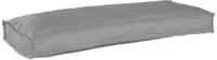 vidaXL Kissen Grau 100 x 40 x 8 cm Oxford-Stoff