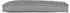 vidaXL Palettenkissen für Bank 100x40x8cm Oxford-Stoff Grau