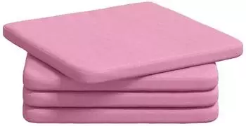 vidaXL Quadratische Sitzkissen aus Stoff, 4er-Set