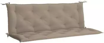 vidaXL Hollywoodschaukel-Auflage Taupe 150x(50+50)x7cm Oxford-Gewebe (315024)