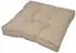 Beautissu Flair Loungekissen Outdoor Sitz 50x50x10cm Natur