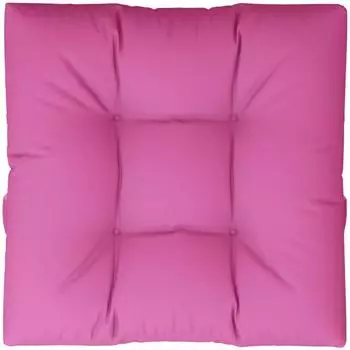 vidaXL Palettenkissen Stoff Rosa 70x70x12cm (360489)