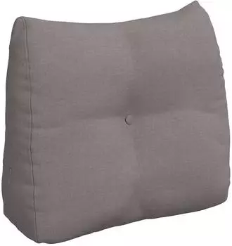 vidaXL R&uuml;ckenkissen taupe, Stoff, 60x24x50cm (42014389)