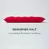 Homescapes Sitzkissen 100% Baumwolle, rot, 40x40cm, 4er-Set