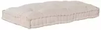 vidaXL Pallet Sofa Kissen Creme 120 x 80 x 12 cm Stoff