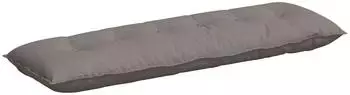 vidaXL R&uuml;ckenkissen taupe 160x19x50cm Stoff (42014879)