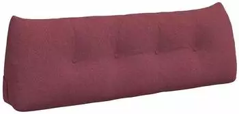 vidaXL R&uuml;ckenkissen weinrot 140x24x50cm Stoff (42014502)