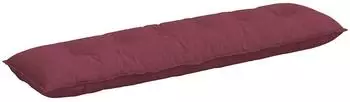 vidaXL R&uuml;ckenkissen weinrot 180x19x50cm Stoff