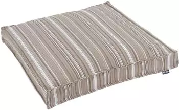 H.O.C.K. Yucatan Outdoor Sitzkissen 40x40x5cm, Polyacryl, beige gestreift (37791658-0)