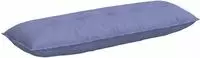 vidaXL R&uuml;ckenkissen Jeans blau 140 x 19 x 50 cm Stoff