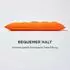 Homescapes Sitzkissen 100% Baumwolle, orange, 40x40cm, 6er-Set
