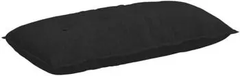 vidaXL Rückenkissen schwarz 100x19x50cm Stoff