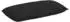 vidaXL Rückenkissen schwarz 100x19x50cm Stoff