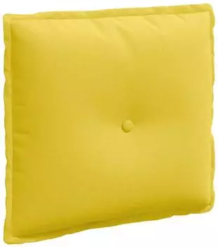 vidaXL Rückenkissen hellgelb 50x19x45cm Stoff (42014624)