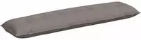 vidaXL R&uuml;ckenkissen Taupe 200 x 19 x 50 cm Stoff