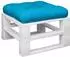 vidaXL Palettenkissen Stoff Blau 60x60x12cm (360451)