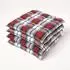 Homescapes Macduff Sitzkissen Schottenmuster 100% Baumwolle 4er-Set (40x40cm)