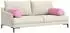 vidaXL Bolsterkissen 2 Stück, rosa, Ø25x70cm, Stoff (42014326)