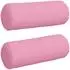 vidaXL Bolsterkissen 2 Stück, rosa, Ø25x70cm, Stoff (42014326)