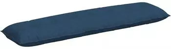 vidaXL R&uuml;ckenkissen blau 200x19x50cm Stoff