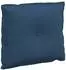 vidaXL Rückenkissen blau 60x19x50cm Stoff (42014666)