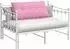 vidaXL Rückenkissen rosa 100x19x50cm Stoff