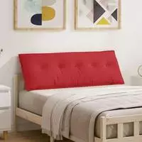 vidaXL R&uuml;ckenkissen Rot 140 x 50 x 19 cm Stoff