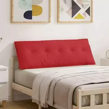 vidaXL R&uuml;ckenkissen rot 140x19x50cm Stoff (42014842)
