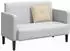 vidaXL Rückenkissen creme 50x19x45cm Stoff