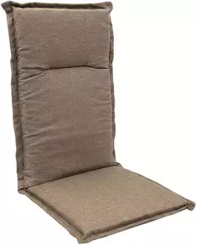 Spetebo Hochlehner Auflage Sitzkissen, taupe (3612)